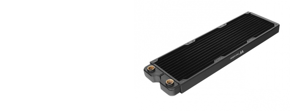 A Pacific C360 Radiator is slightly directed to the left